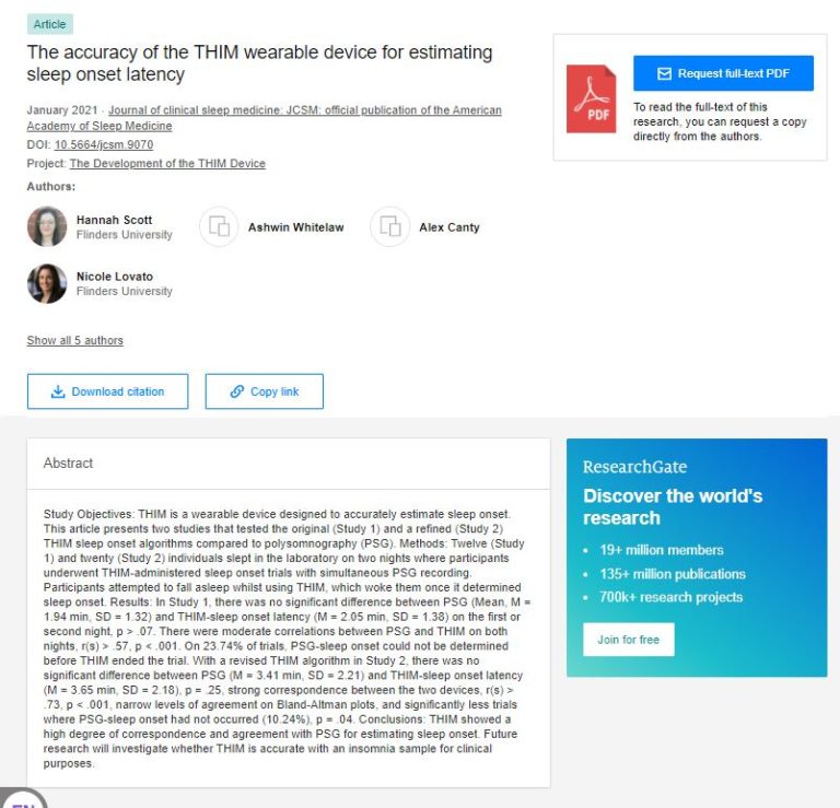 J_Clin_Sleep_Med_2021 THIM